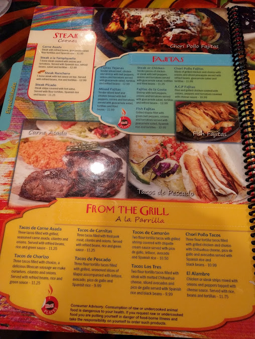 Menu Los Tres Magueyes Green Level - 25