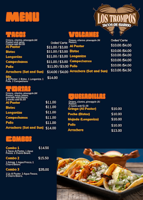 Menu Los Trompos Tacos De Barrio - 20