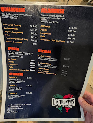 Menu Los Trompos Tacos De Barrio - 24
