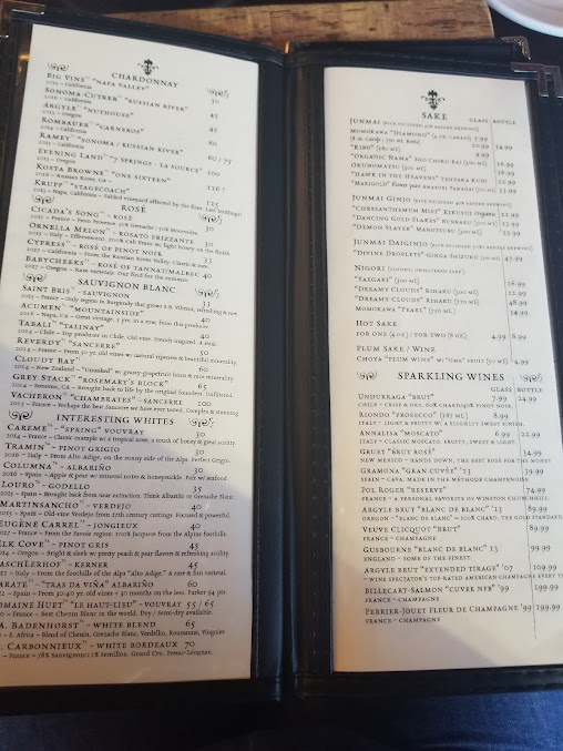 Menu Lotus Chophouse Sushi Bar - 22