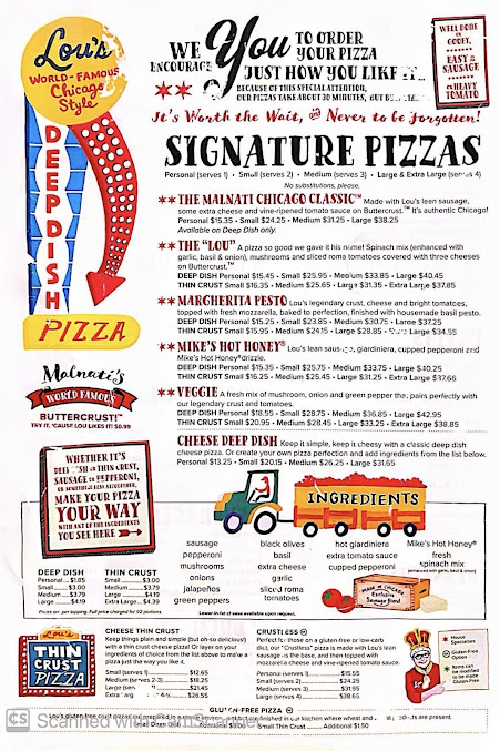 Menu Lou Malnati's Pizzeria - 26