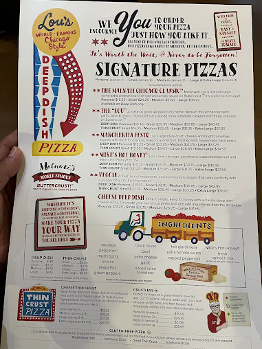 Menu Lou Malnati's Pizzeria - 27