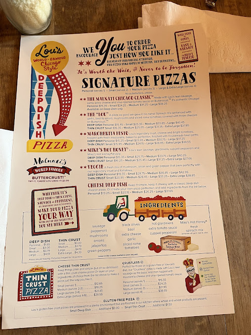 Menu Lou Malnati's Pizzeria - 29