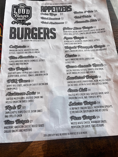 Menu Loud Burger - 25