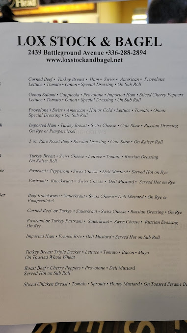 Menu Lox Stocks Bagels - 22