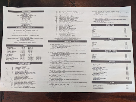 Menu Lucky Garden Chinese Seafood Restaurant - 20