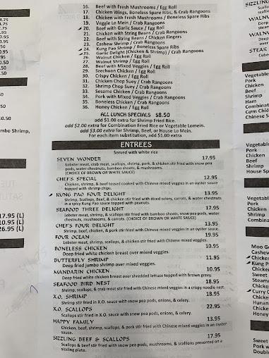 Menu Lucky Garden Chinese Seafood Restaurant - 22