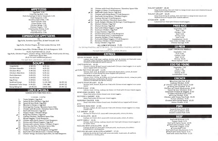 Menu Lucky Garden Chinese Seafood Restaurant - 23