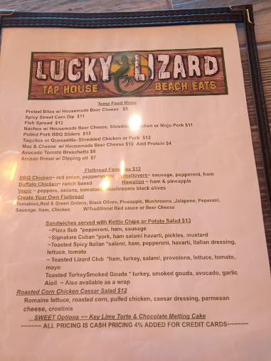 Menu Lucky Lizard Tap House - 22