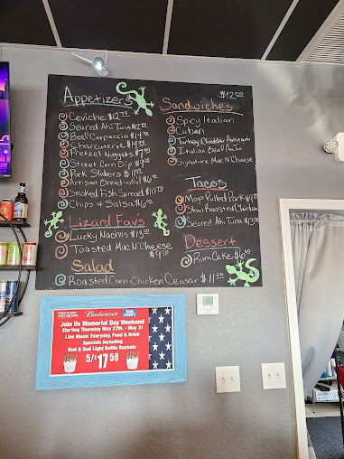 Menu Lucky Lizard Tap House - 27