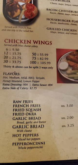 Menu Lugoff House Of Pizza Subs - 29