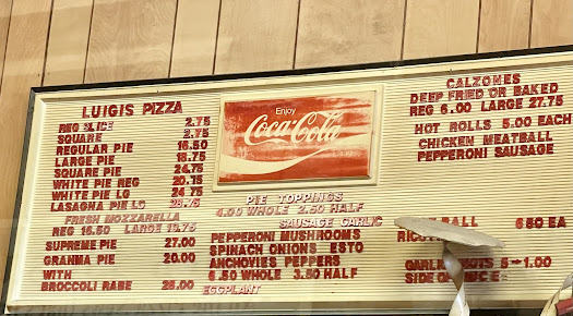 Menu Luigi's Pizza - 24