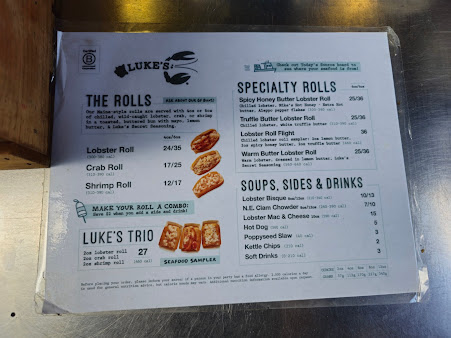 Menu Luke's Lobster Brooklyn Bridge Park - 27