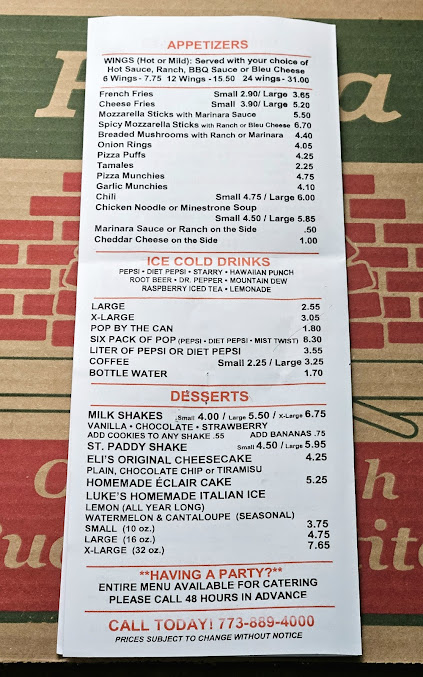 Menu Lukes On Harlem The Original - 21