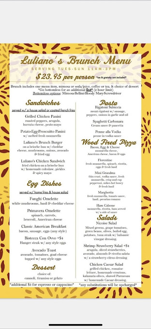 Menu Luliano’s - 20