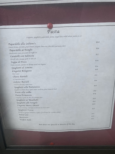 Menu Luliano’s - 21