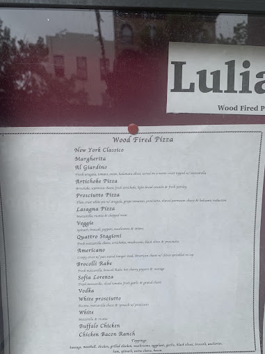 Menu Luliano’s - 25