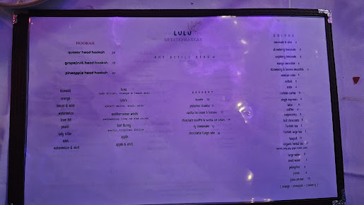 Menu Lulu Mediterranean - 21