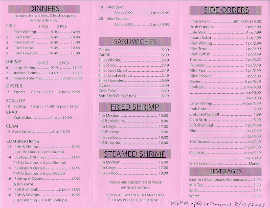 Menu M A Seafood - 19