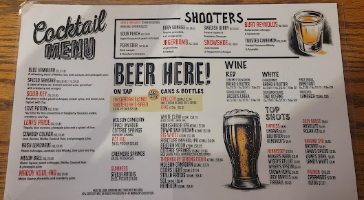 Menu Madison Avenue Pub - 24