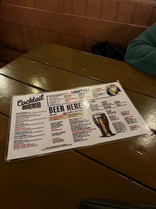Menu Madison Avenue Pub - 25