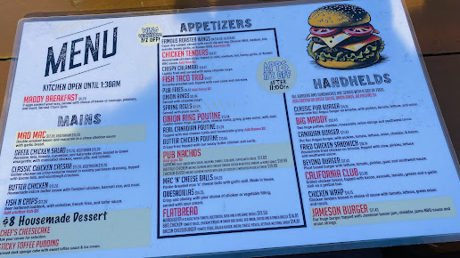 Menu Madison Avenue Pub - 26