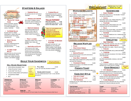 Menu Main Street Ice Cream Parlor - 20