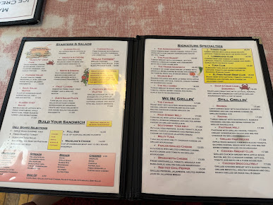 Menu Main Street Ice Cream Parlor - 23