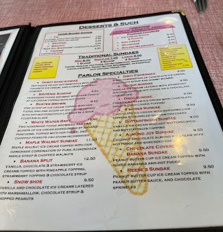 Menu Main Street Ice Cream Parlor - 26