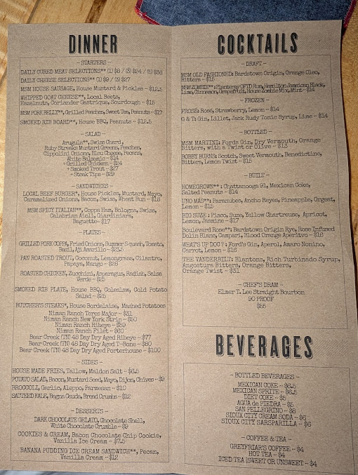 Menu Main Street Meats - 20