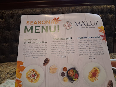 Menu Ma'luz Mexican Grill (Mi Pueblo) - 20