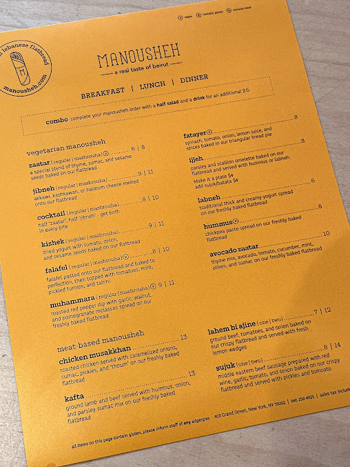 Menu Manousheh Grand - 28
