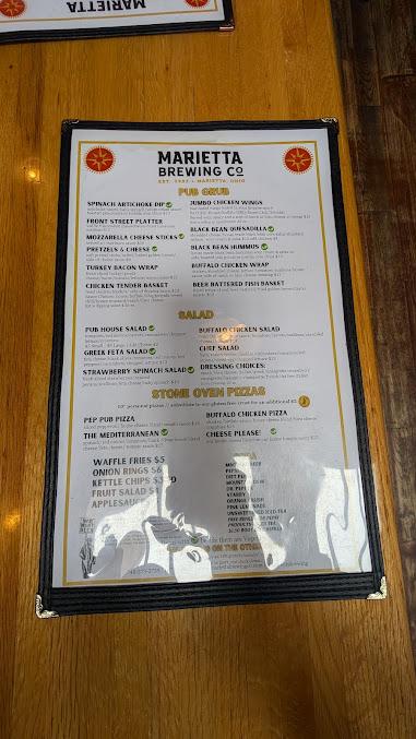 Menu Marietta Brewing Company - 20