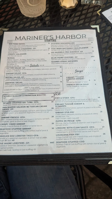 Menu Mariner's Harbor - 26