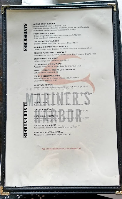 Menu Mariner's Harbor - 29