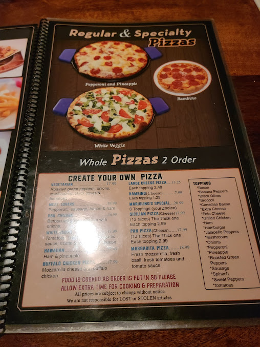 Menu Mariolinos Italian Cuisine - 23