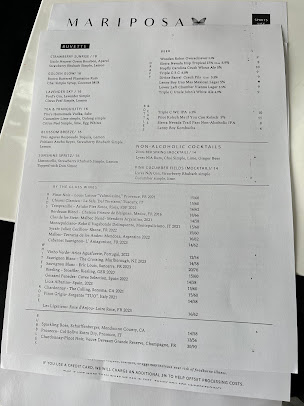 Menu Mariposa - 25