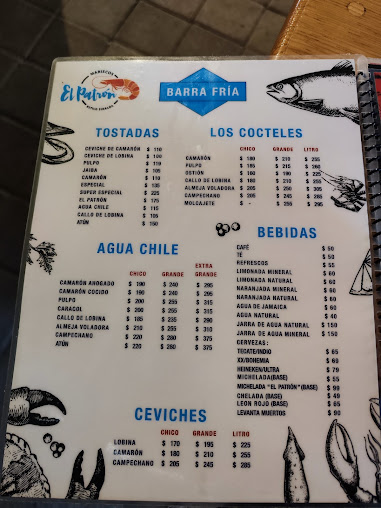 Menu Mariscos El Patron 818 - 22