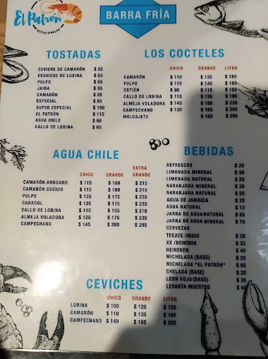 Menu Mariscos El Patron 818 - 25