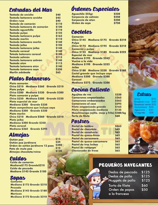 Menu Mariscos Martin - 17