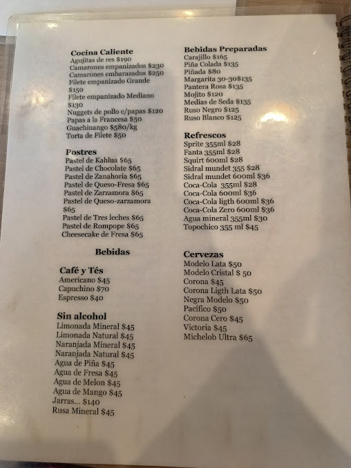 Menu Mariscos Martin - 21