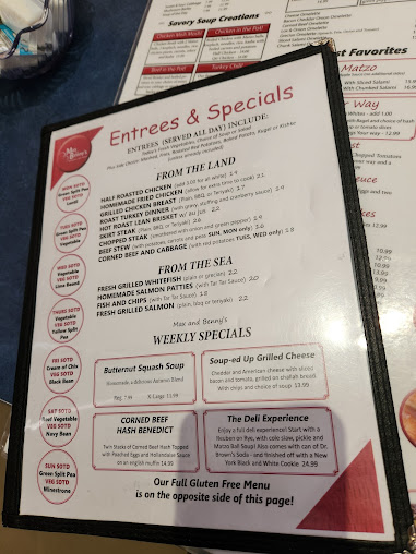 Menu Max And Benny's - 25
