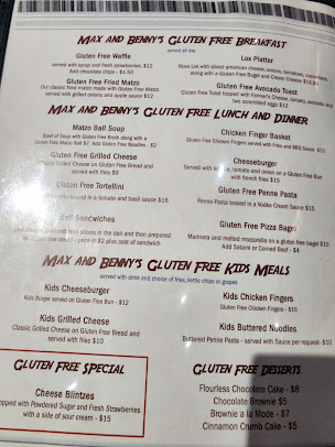 Menu Max And Benny's - 29