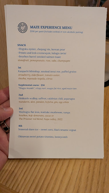 Menu Māze - 20