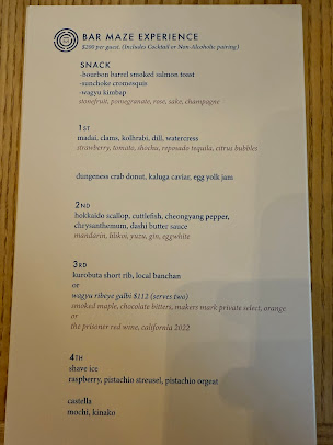 Menu Māze - 28