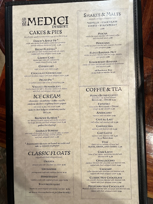 Menu Medici On 57Th - 27