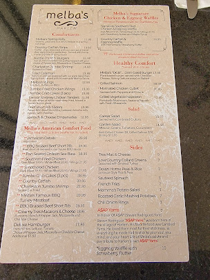 Menu Melba's Restaurant - 25