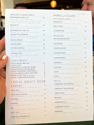 Menu Merriman's Honolulu - 21