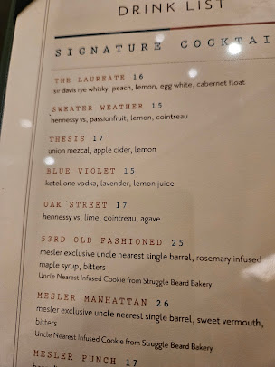 Menu Mesler Kitchen | Bar | Lounge - 28
