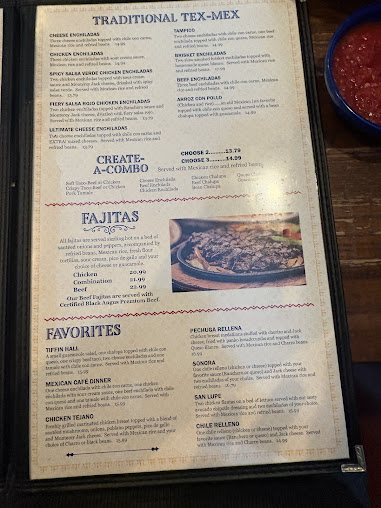 Menu Mexican Inn Cafe - 20